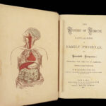 1869 Mystery of Medicine 1ed Poisons Diet Good Health Narcotics Gout Midwifery