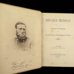 1880 Confederate 1ed Memoirs John Hood CSA Civil War Orphan Brigade PROVENANCE