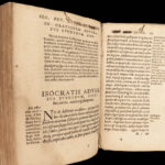 1540 Isocrates GREEK Plutarch Halicarnassus Philostratus Demonic Paralysis RARE