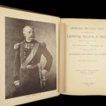 1896 Civil War & INDIAN 1ed Memoir General Miles Native American Catlin Railroad