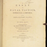 1804 Naval Tactics Clerk Navy Horatio Nelson RARE Napoleon & Rev War PROVENANCE