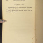 1875 Washington DC United States Travel Morrison Strangers Guide MAP Americana