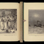 1875 BEAUTIFUL Jules Verne Voyages North Pole Capt Hatteras Field of Ice RARE