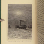 1875 BEAUTIFUL Jules Verne Voyages North Pole Capt Hatteras Field of Ice RARE