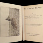 1908 Winston Churchill 1st ed Big Game Hunting My African Journey Illustrated