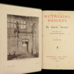 1924 Bronte Sisters Jane Eyre Shirley Villette Wuthering Heights Illustrated 12v