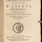 1630 Titus LIVY Letters 1ed Tomasini Patavia Italy History ROME Molinus Varisco