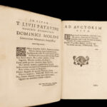 1630 Titus LIVY Letters 1ed Tomasini Patavia Italy History ROME Molinus Varisco