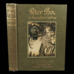 1910 Peter Pan in Kensington Gardens JM Barrie Arthur Rackham COLOR Illustrated