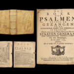 1777 Dutch Reformed Church Psalms Hymns MUSIC Catechism Amsterdam Netherlands