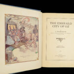 1910 Emerald City in OZ 1ed 1st Frank Baum Children Fantasy Neill Illustrated