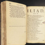 1686 Homer ILIAD & Odyssey Thomas Hobbes English ed Trojan Wars Greek Mythology