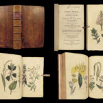 1812 HERBAL Medicine 1ed John Hill Plants Flowers Color Illustrated Distillation