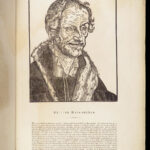 1817 DURER ART Reformation Portraits Martin Luther Melanchthon Erasmus Cranach