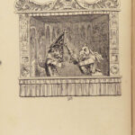 1828 Punch & Judy George Cruikshank ART Illustrated Puppet Show Children Comedy