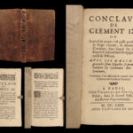 1669 Papal Conclave of 1667 1ed Clement IX Papacy Catholic Church Alexander VII