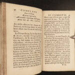 1669 Papal Conclave of 1667 1ed Clement IX Papacy Catholic Church Alexander VII