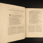 1732 Paradise Lost by John Milton English Poetry FAMED Richard Bentley Folio