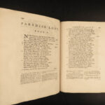 1732 Paradise Lost by John Milton English Poetry FAMED Richard Bentley Folio