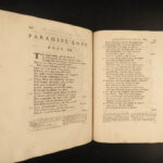 1732 Paradise Lost by John Milton English Poetry FAMED Richard Bentley Folio