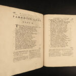 1732 Paradise Lost by John Milton English Poetry FAMED Richard Bentley Folio