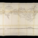 1867 Canals & Railroad Engineering PANAMA Canal ENORMOUS MAPS South America