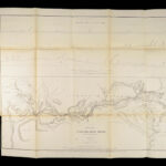 1867 Canals & Railroad Engineering PANAMA Canal ENORMOUS MAPS South America