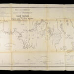 1867 Canals & Railroad Engineering PANAMA Canal ENORMOUS MAPS South America