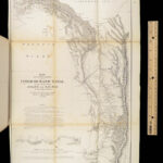 1867 Canals & Railroad Engineering PANAMA Canal ENORMOUS MAPS South America