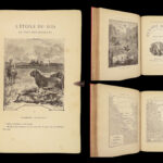 1884 Jules Verne 1ed Vanished Diamond Archipelago on Fire Hetzel Elephants! 2in1