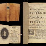 1678 PURITAN John Flavel 1ed Divine Conduct Providence Bible Mysteries Angels