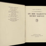 1963 JAMES BOND 1ed On Her Majesty’s Secret Service Fleming 007 Spy SPECTRE MI6