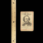 1875 Playing CARD GAME 1ed Game of Star Authors Twain Alcott Dickens Burns