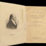 1870 Life of Aaron Burr Americana Thomas Jefferson Alexander Hamilton Duel 2v