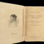 1870 Life of Aaron Burr Americana Thomas Jefferson Alexander Hamilton Duel 2v