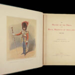 1899 Dress of Royal Regiment of Artillery British Army Costume Illustrated RARE