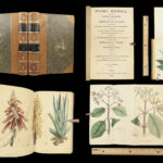 1829 FLOWERS 1ed Flora Medica Botany Medicine Color Illustrated 2v SET Spratt