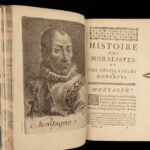 1773 Philosophy Pufendorf Montaigne Hugo GROTIUS Wollaston Bruyere Charron