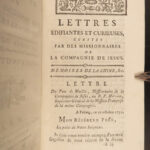 1781 Jesuit Voyages Missions CHINA TIBET Peking Vietnam Asia Edifiantes 4v