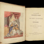 1828 Costumes of ENGLAND Bishops Gypsies Dress Illustrated Alexander 50 PLATES