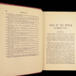 1900 JULES VERNE Tour Around the World 80 Days RARE PIRATE ED Le Tour Du Monde