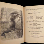 1859 EQUESTRIAN 1ed Hints to Horse Keepers Riding HORSES Veterinary Medicine