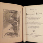 1866 Jefferson Davis 1ed Prison Life Civil War Slavery Confederate President CSA