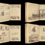 1857 Harper’s Weekly FIRST ISSUE 1ed SLAVERY China Voyages Mormons Railroad RARE