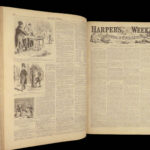 1857 Harper’s Weekly FIRST ISSUE 1ed SLAVERY China Voyages Mormons Railroad RARE