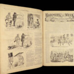 1857 Harper’s Weekly FIRST ISSUE 1ed SLAVERY China Voyages Mormons Railroad RARE