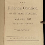 1791 1ed America Indian Wars Cherokee SLAVE TRADE English Dissenters Wm Pitt