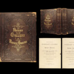 1862 Portrait Gallery Illustrated Lincoln Grant Bronte Dickens Washington 2v SET