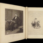 1862 Portrait Gallery Illustrated Lincoln Grant Bronte Dickens Washington 2v SET