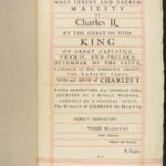 1662 King Charles I 1st FOLIO ed Eikon Basilike England Civil War + ROYAL Covers